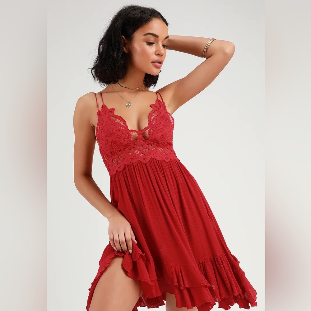 Free People Adella slip dress